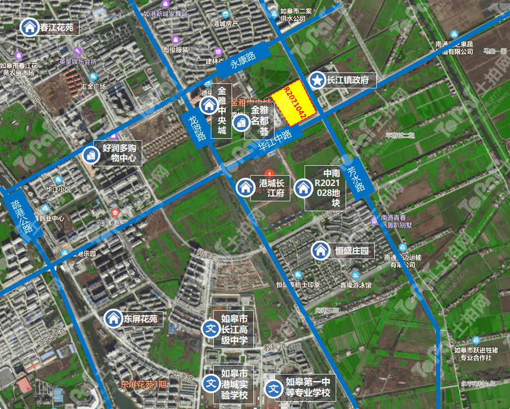 城开竞得如皋"小深圳"70亩宅地 最高销售均价10393元/m05