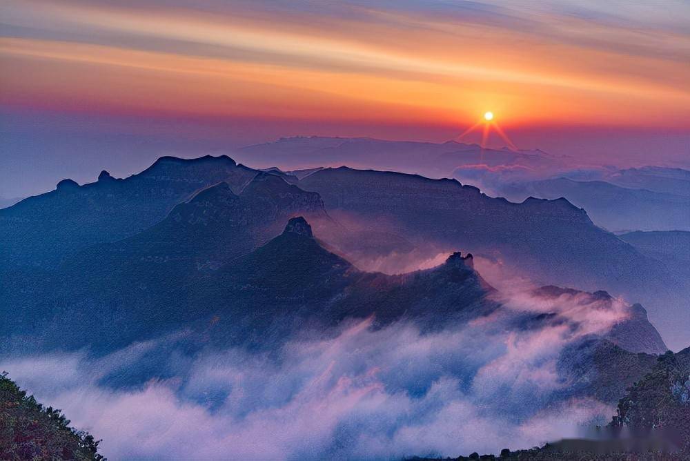 涉县壮美山川如诗画盛景彩妆邀客来