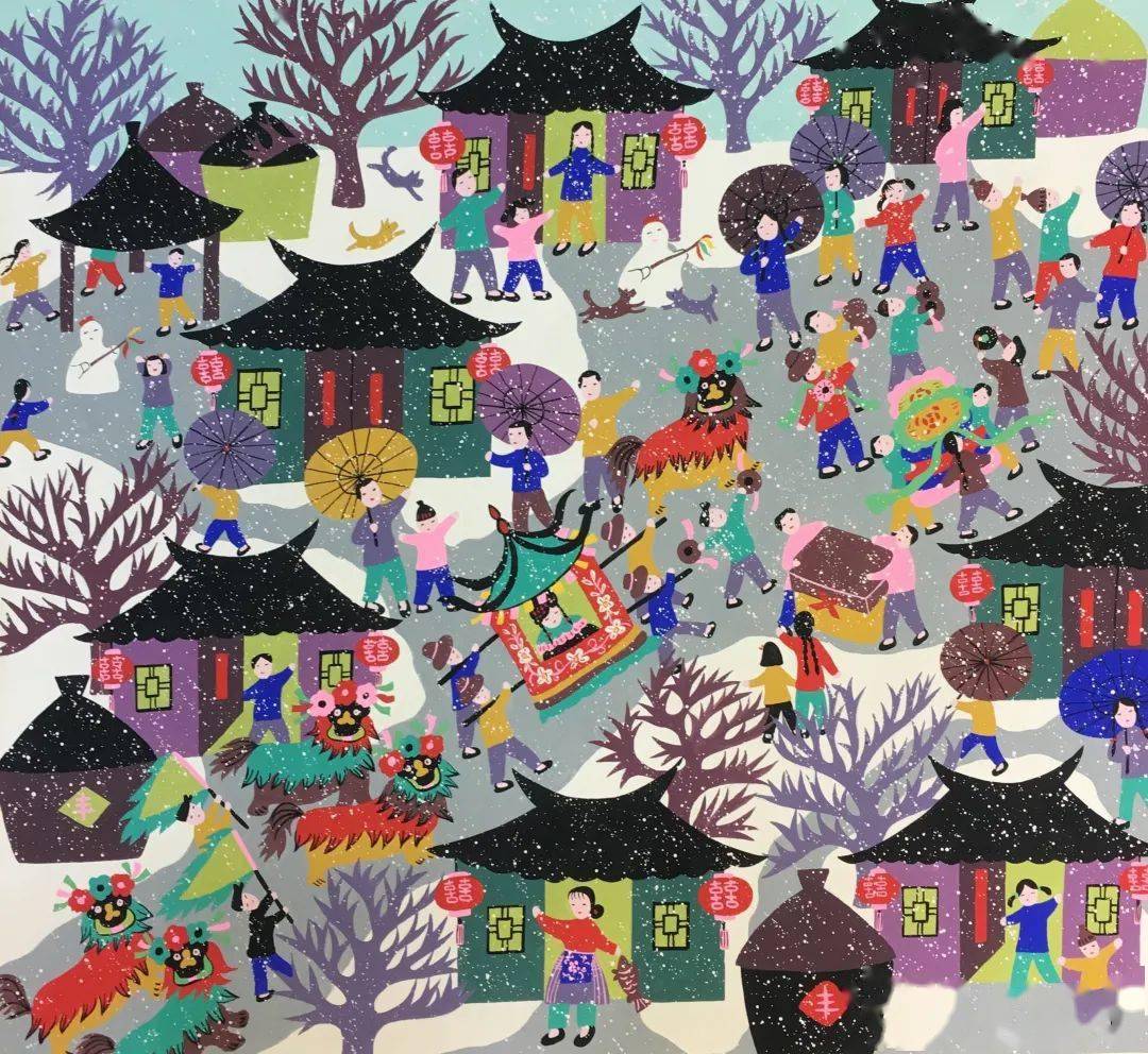 农民画韵画说我们的小康生活