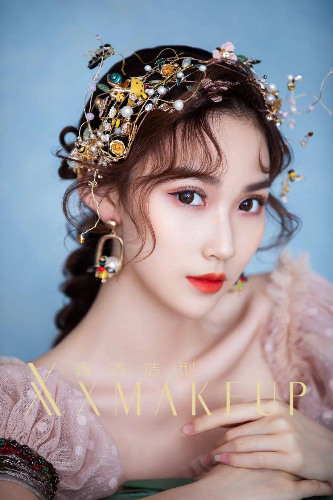 2021必火的减龄鲜花新娘造型美炸天