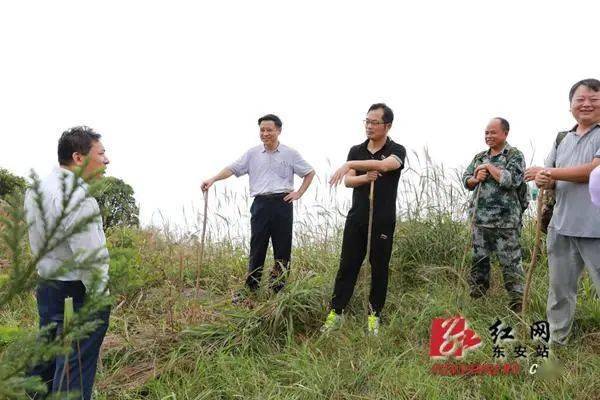 李祥红深入东安县实地考察红七军东安转兵遗址