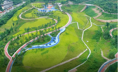 溉澜溪体育公园规划图图片