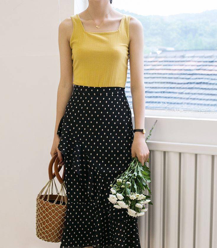 夏天|吊带×半身裙，性感有女人味