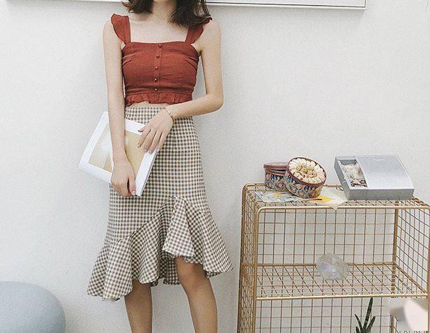 夏天|吊带×半身裙，性感有女人味