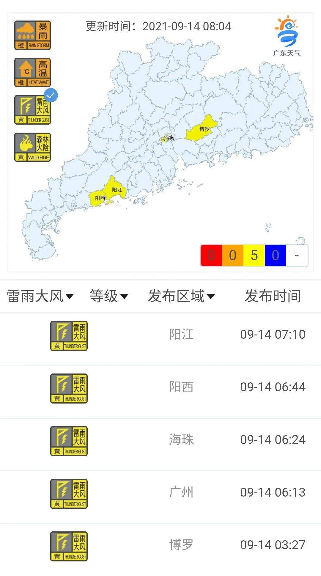 广东天气预报