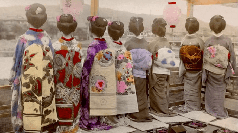 日本花魁等级森严普通人见一面就可能要倾家荡产