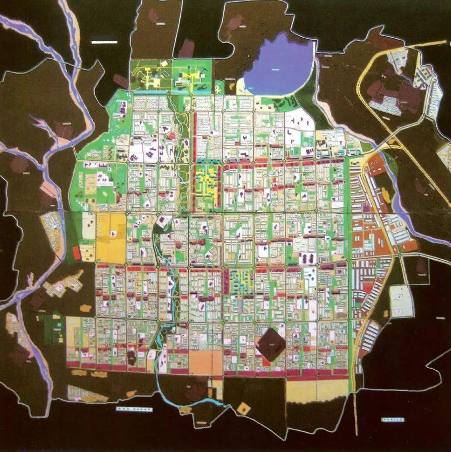 昌迪加尔规划平面图图片