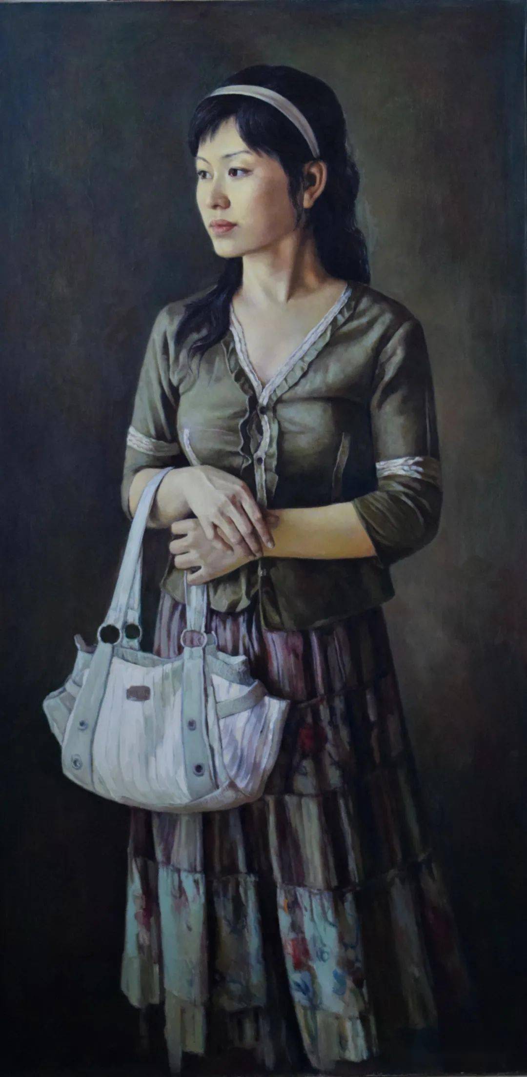 国粹艺术名家推介——杨志高人物作品_油画