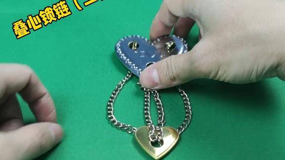 魔金玩具叠心锁链的正确解法,那么问题来了,解开了怎么装回去?