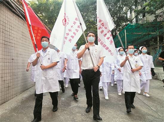 首批医护人员进驻广州国际健康驿站