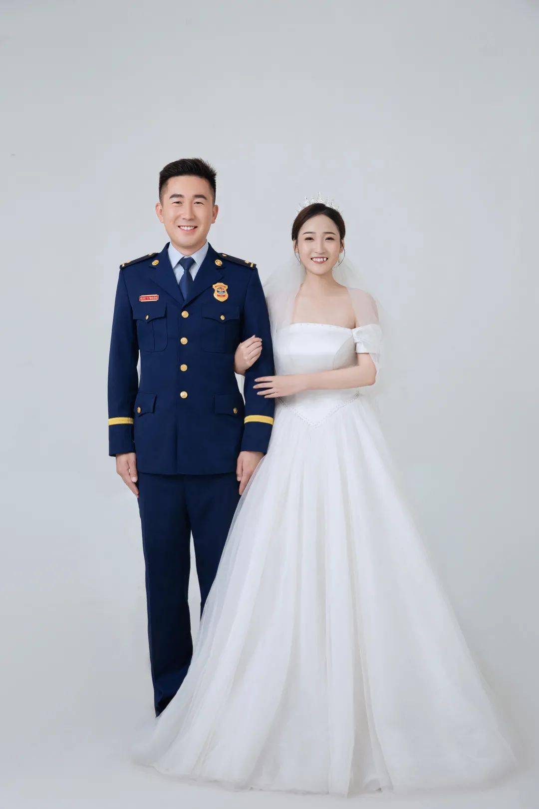 这位消防员结婚啦!