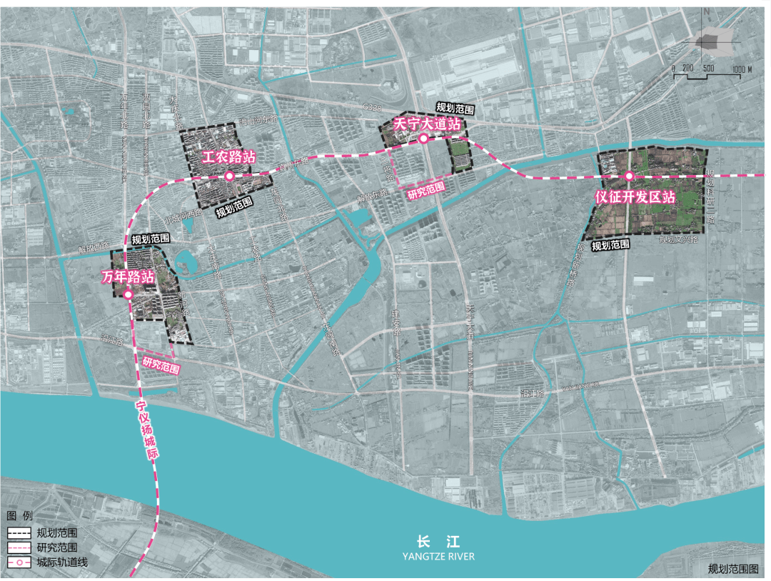 宁仪扬城际工农路站周边区域开始规划