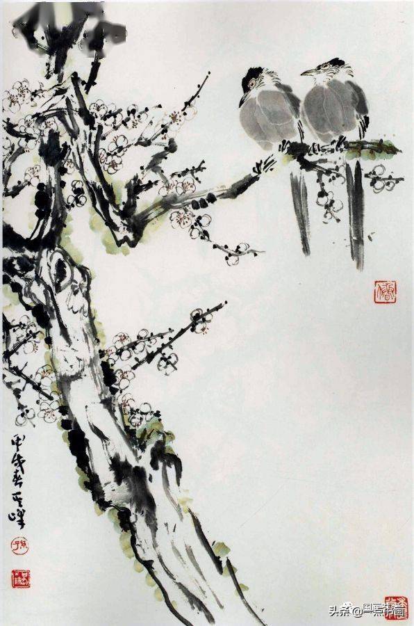 孙其峰书画谱梅兰竹菊选页欣赏