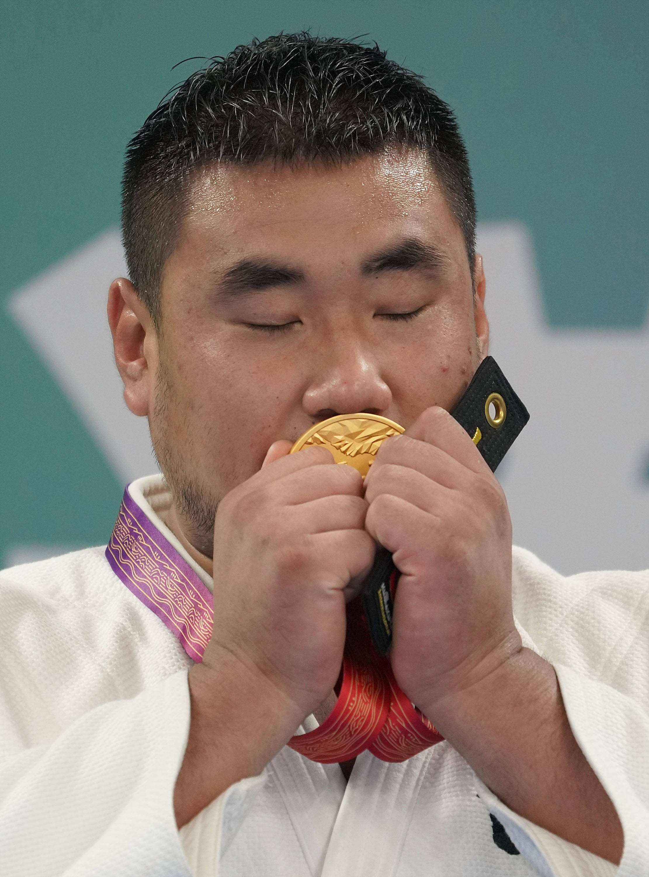 柔道尹永杰夺得男子100公斤以上级冠军