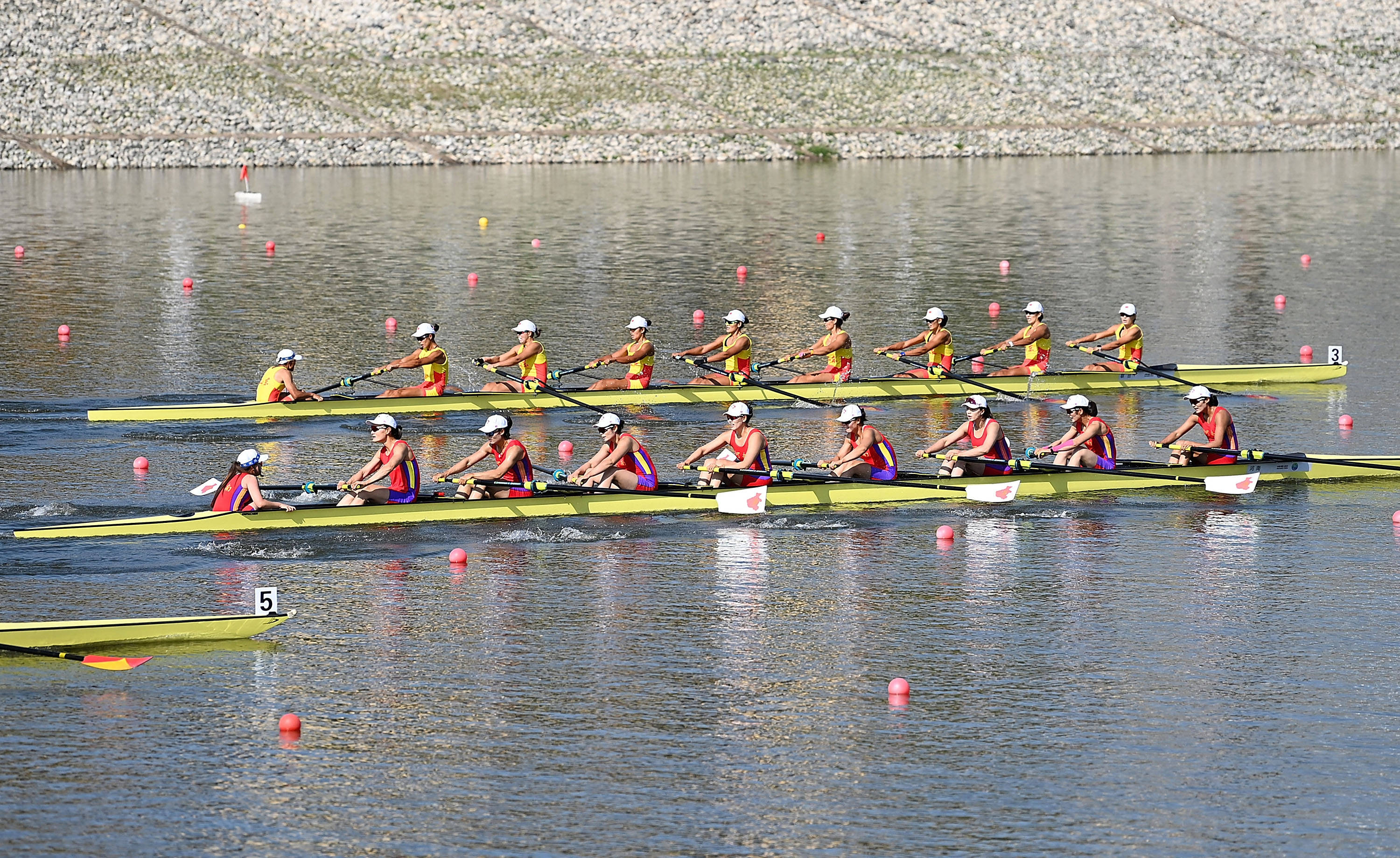 赛艇——女子八人单桨有舵手决赛赛况