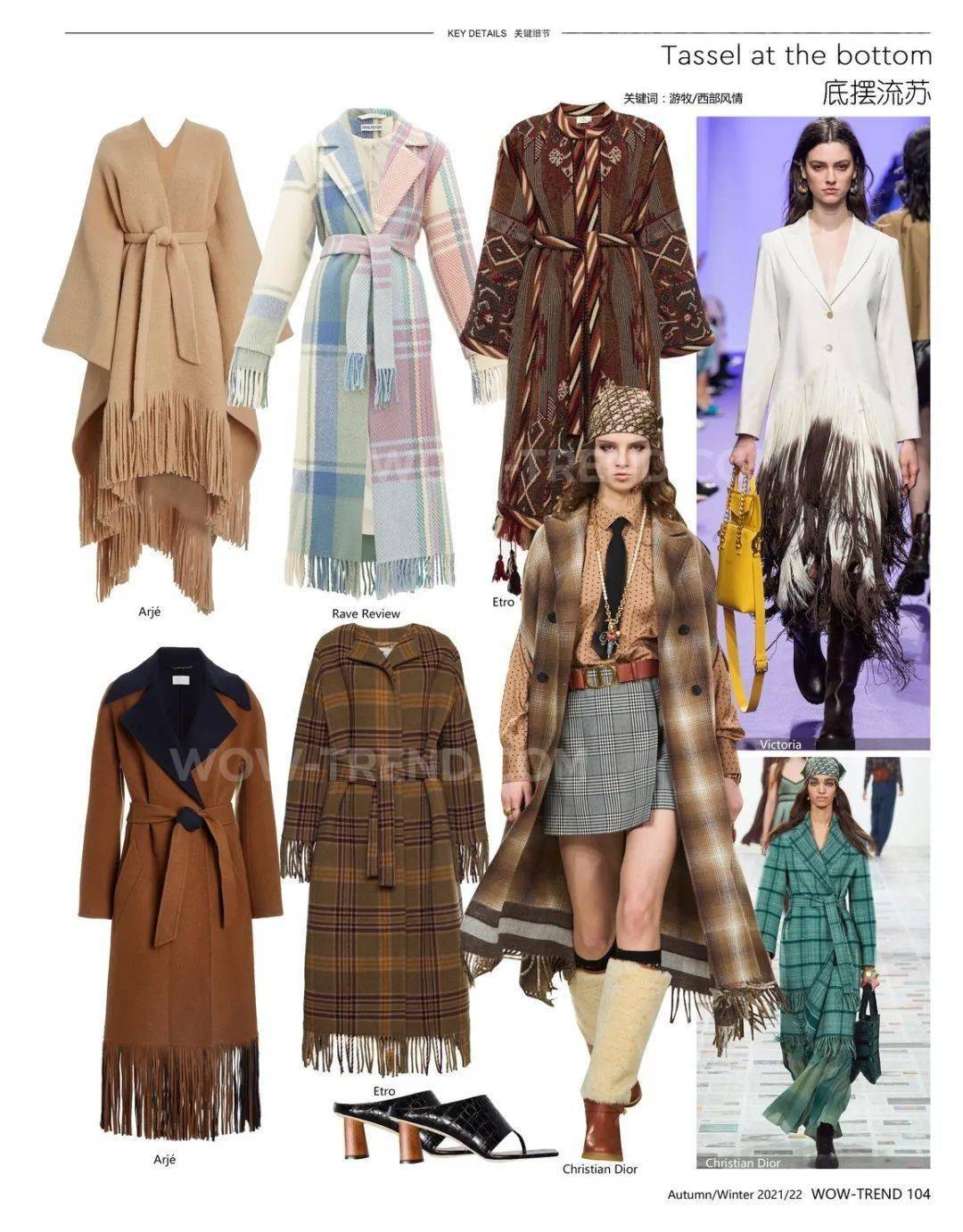 关键|22秋冬大衣设计关键趋势 !(细节/图案/面料/廓形趋势合集)
