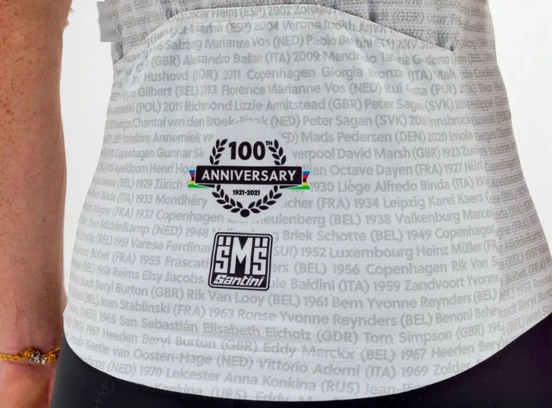 面料|Santini推出世锦赛100周年纪念版骑行服