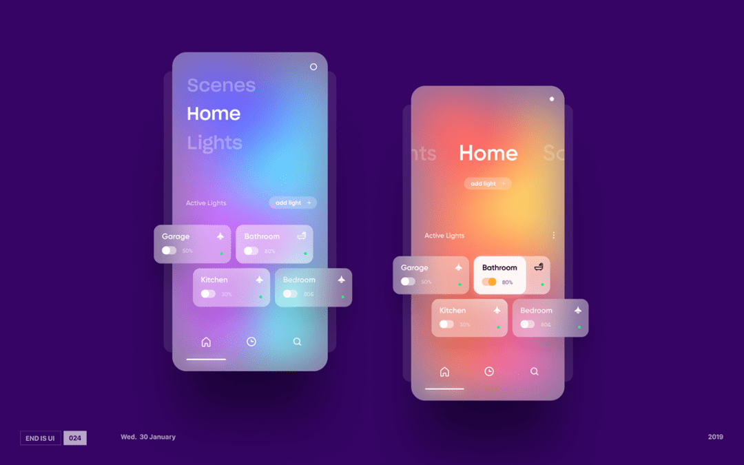 超质感的毛玻璃海报设计你一定要知道