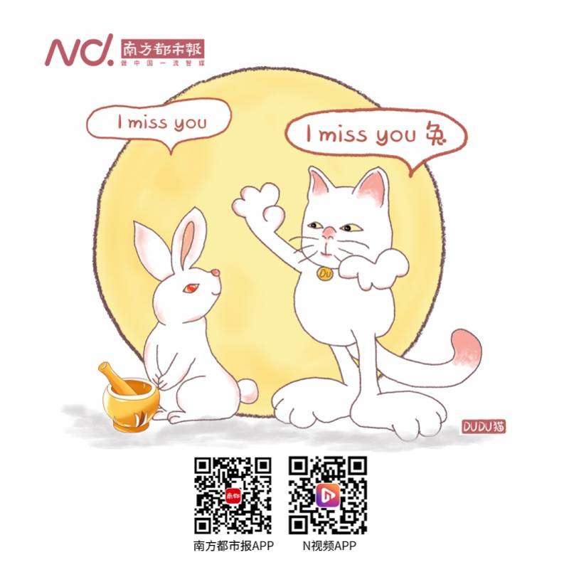 漫画|DUDU猫之中秋节：花好月圆夜 圆圆满满