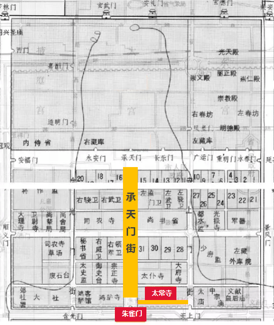 长安108坊南门内的仙气与人气