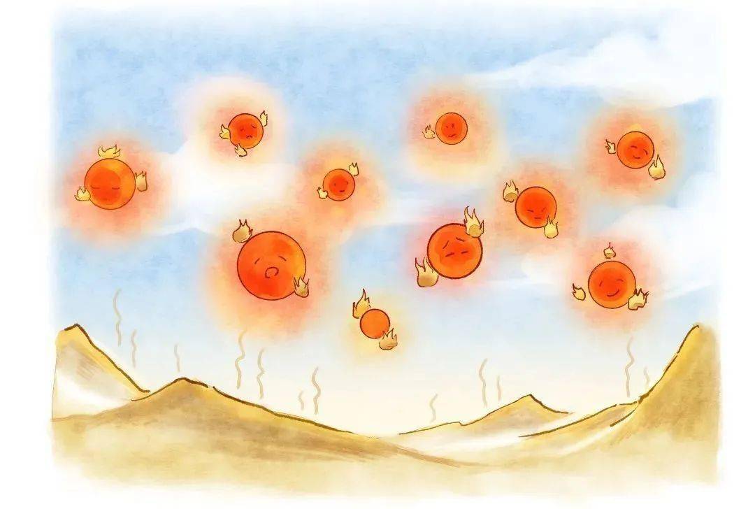 中秋传说:后羿射日 嫦娥奔月_太阳