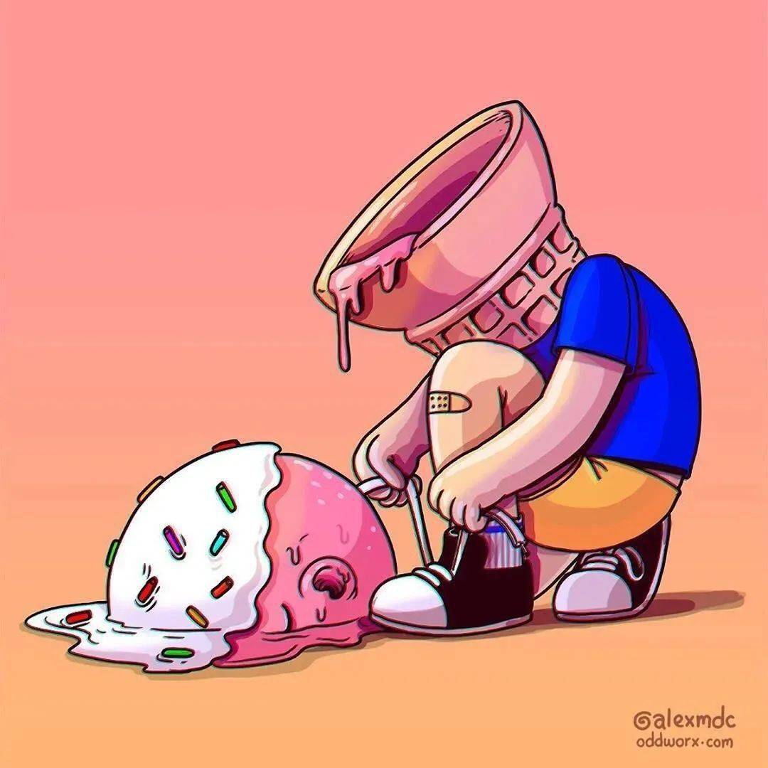 神级鬼畜插画,前一秒猥琐,后一秒文艺,网友:好变态!我喜欢.