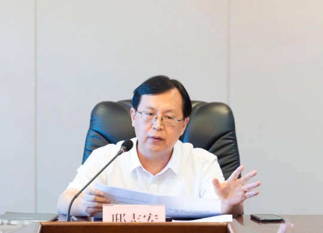 副市长邵国强,浙师大副校长钟依均,金职院院长梁克东,市政府秘书长