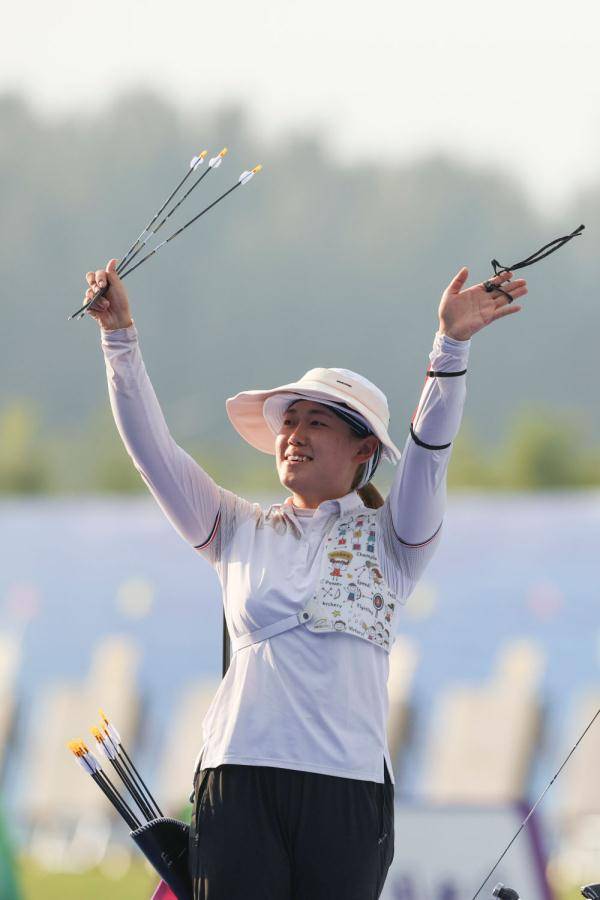 全运会射箭女子反曲弓个人决赛上海队吴佳欣夺冠