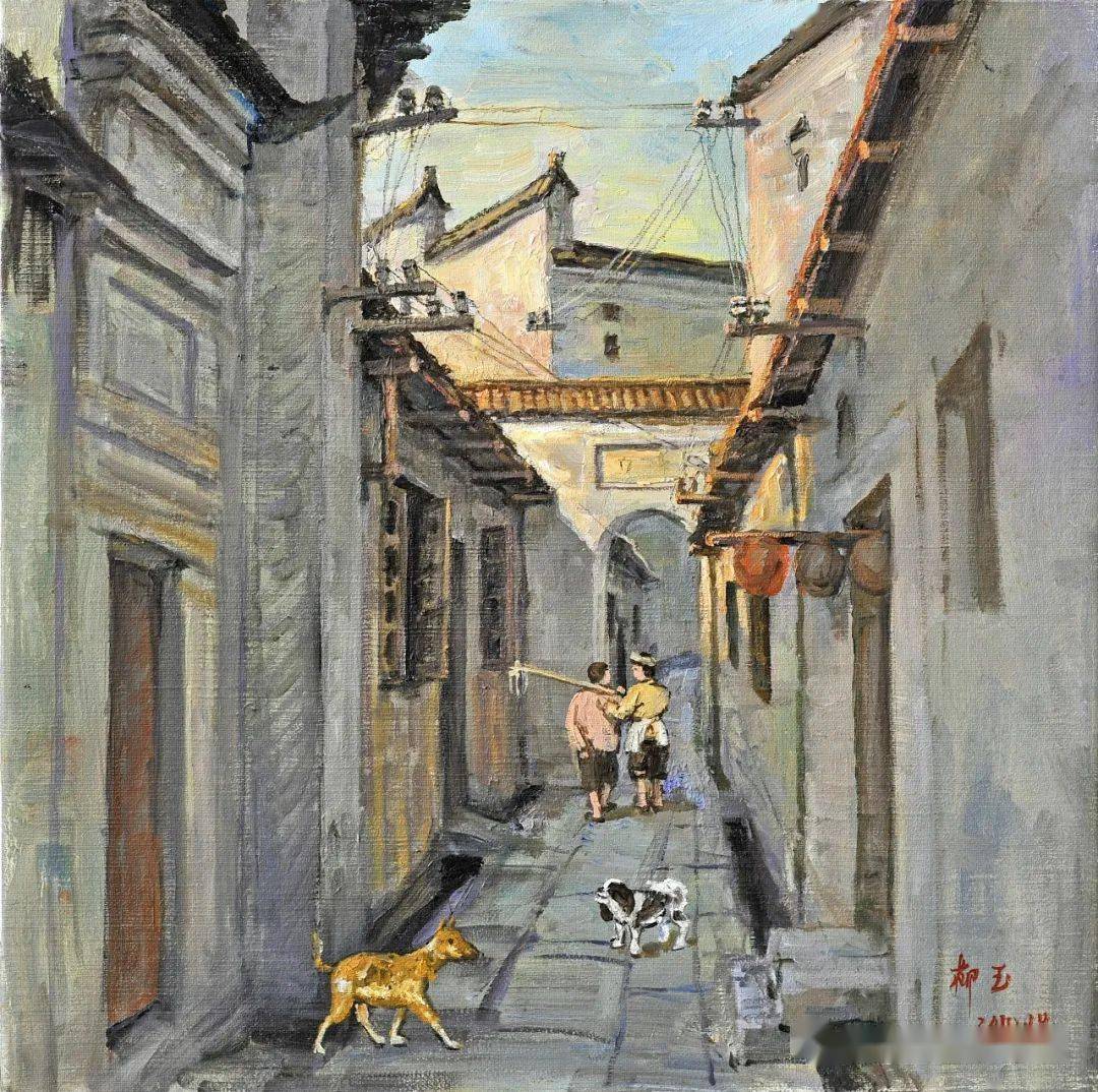 书画艺术1616期柳玉安徽屏山油画风景写生作品欣赏