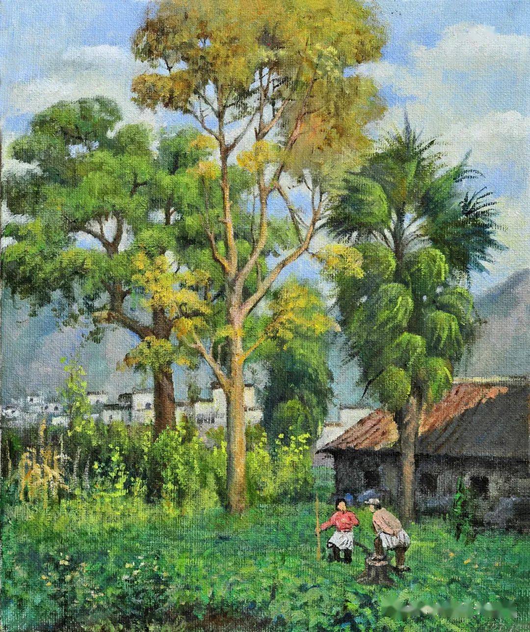 书画艺术1616期柳玉安徽屏山油画风景写生作品欣赏