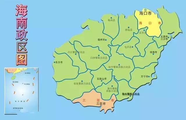 海南省面积和人口_蓝色高档东方市矢量地图AI源文件