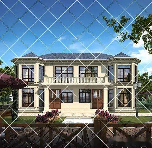 68款兄弟双拼农村别墅兄弟这样建房大气又省钱财运来了挡不了