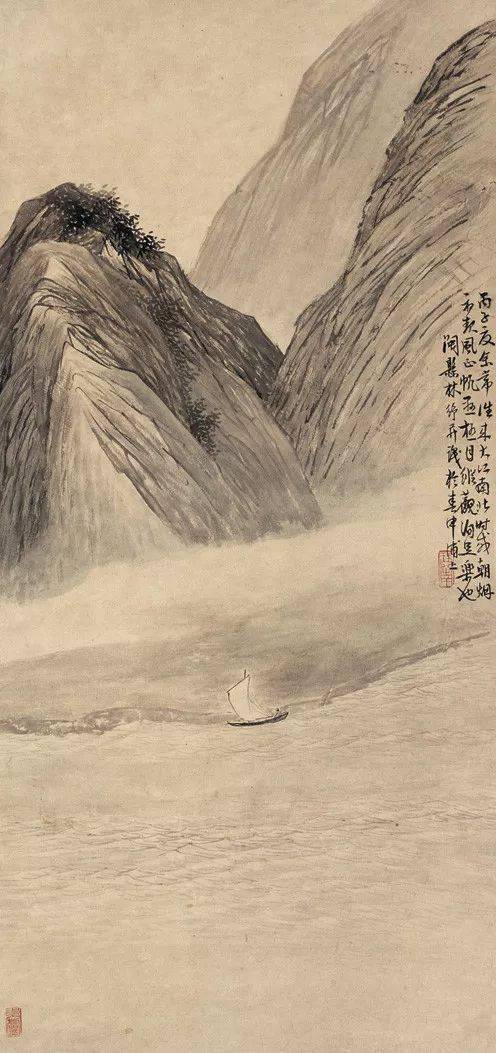 我意独饶山水味林纾山水画欣赏