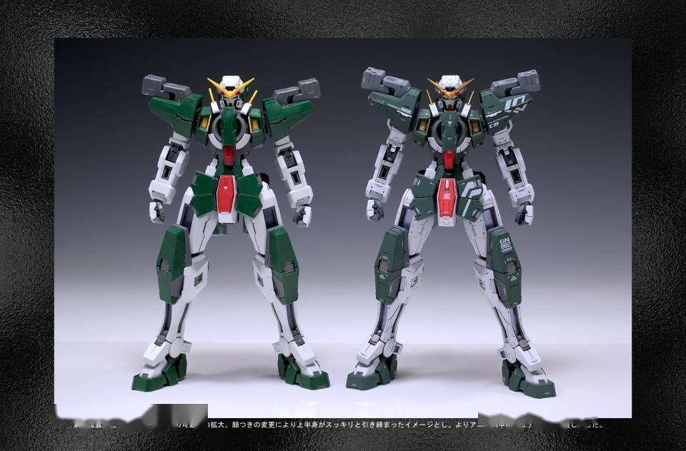 模型製作範例:mg gn-002 力天使高達ver.metal build-style