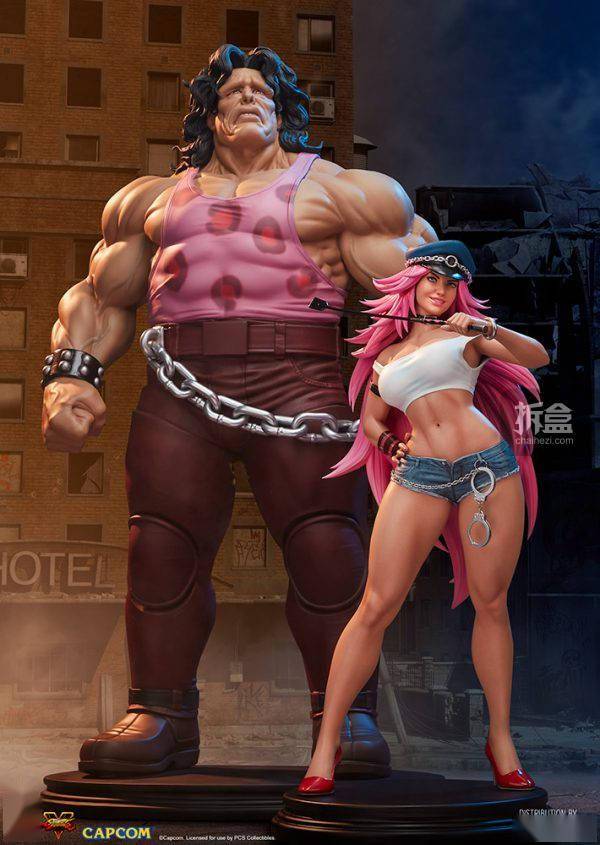 黑色 SIDESHOW PCS 1/4 街头霸王 HUGO雨果 雕像