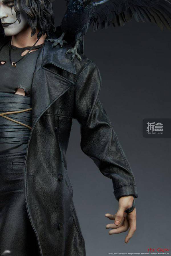 乌鸦|SIDESHOW 惊悚电影 乌鸦 THE CROW 300801 雕像