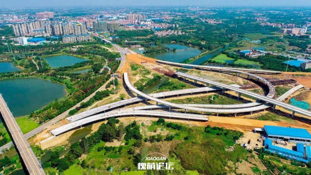 孝感董永北路立交桥东西向年底满足通车条件