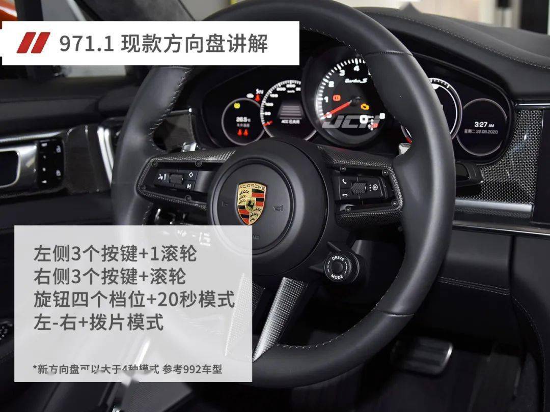 捷车会原创文章保时捷新款方向盘介绍
