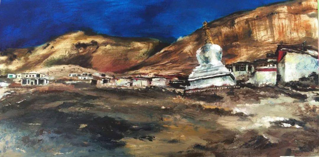 郑州特色建筑画画作品图片