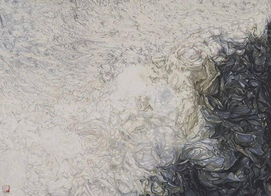 全国中青年画家综合材料绘画作品