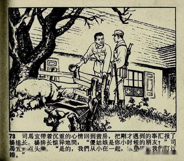 连环画冰山上的来客中
