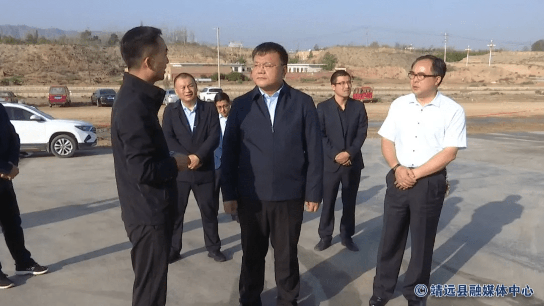 县领导在刘川工业集中区调研工作_许伟民