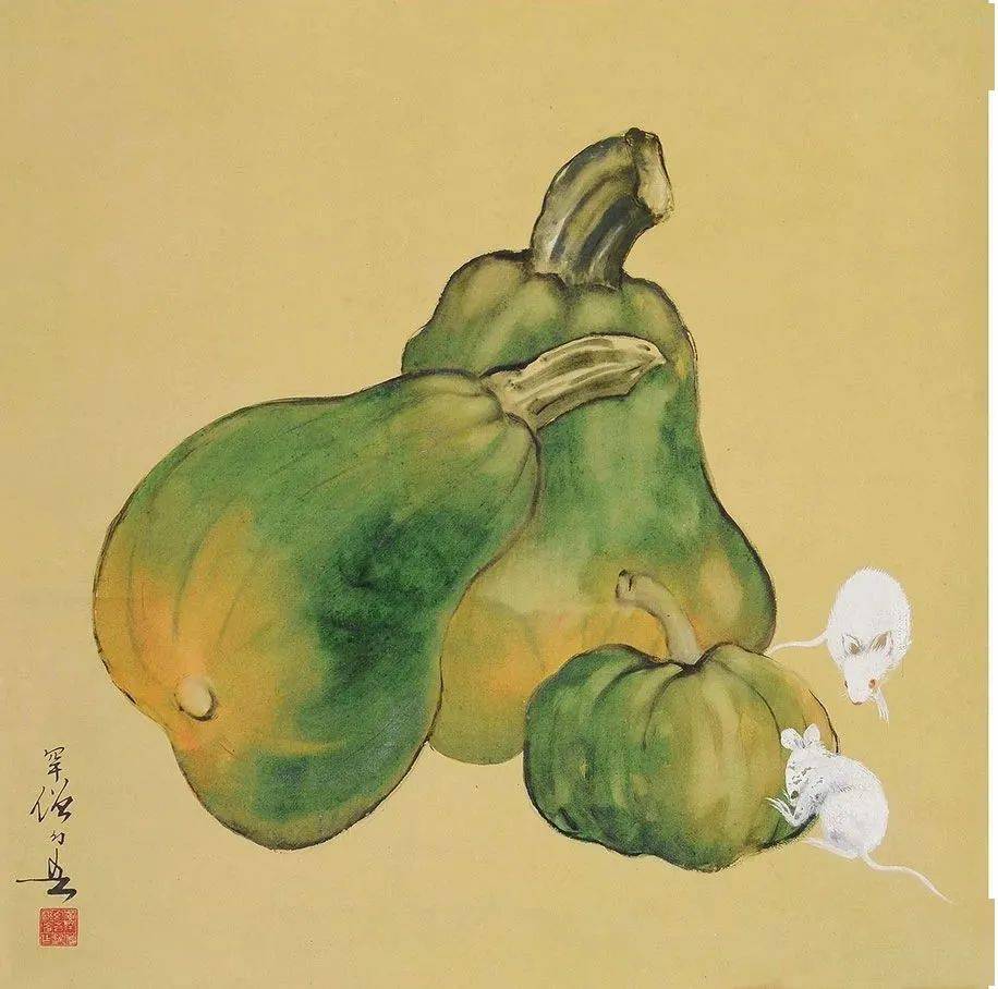 秋天看大师们如何画南瓜