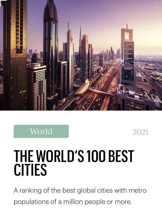 加拿大城市排行_2021全球最佳城市排行榜:伦敦夺得榜首,中国3城市上榜,美国上榜...