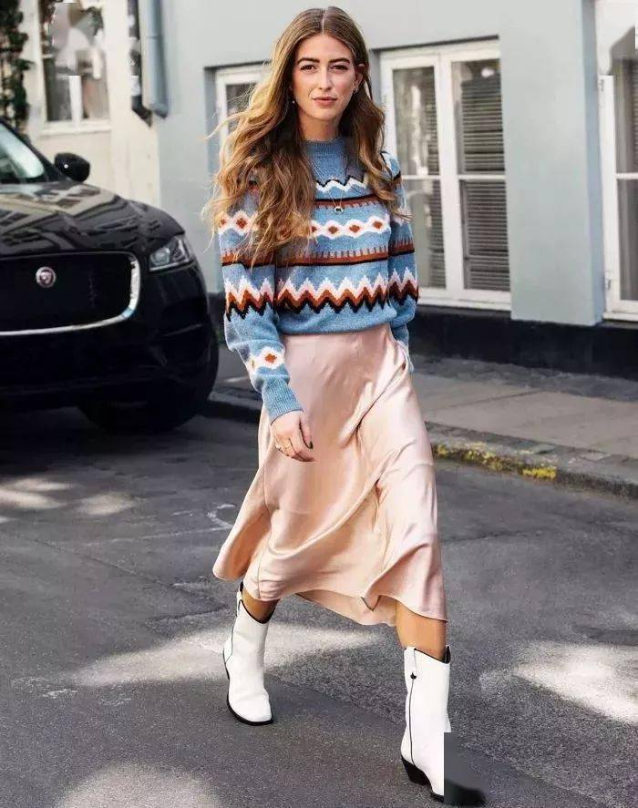 -End- 毛衣+裙子，最气质打开方式，时髦炸了！