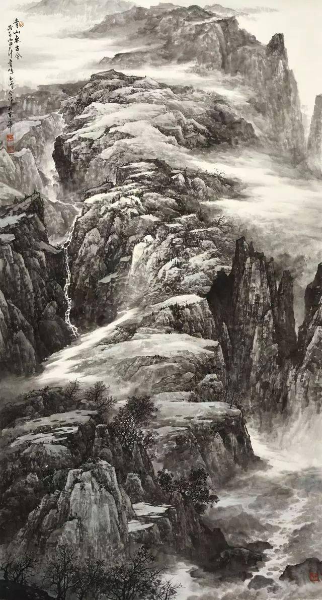 这组山水霸气恢弘,一股王者之气,让人为之震撼!