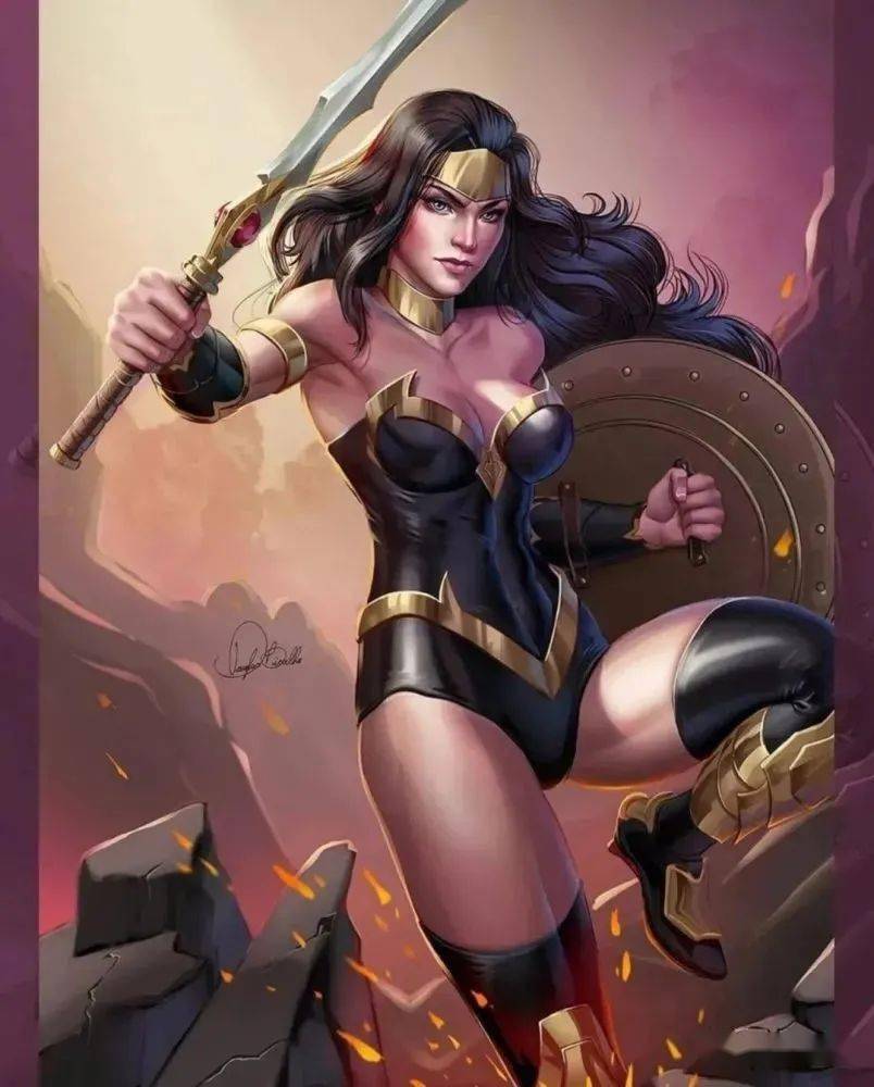 靓图分享一组精美的漫威dc插画