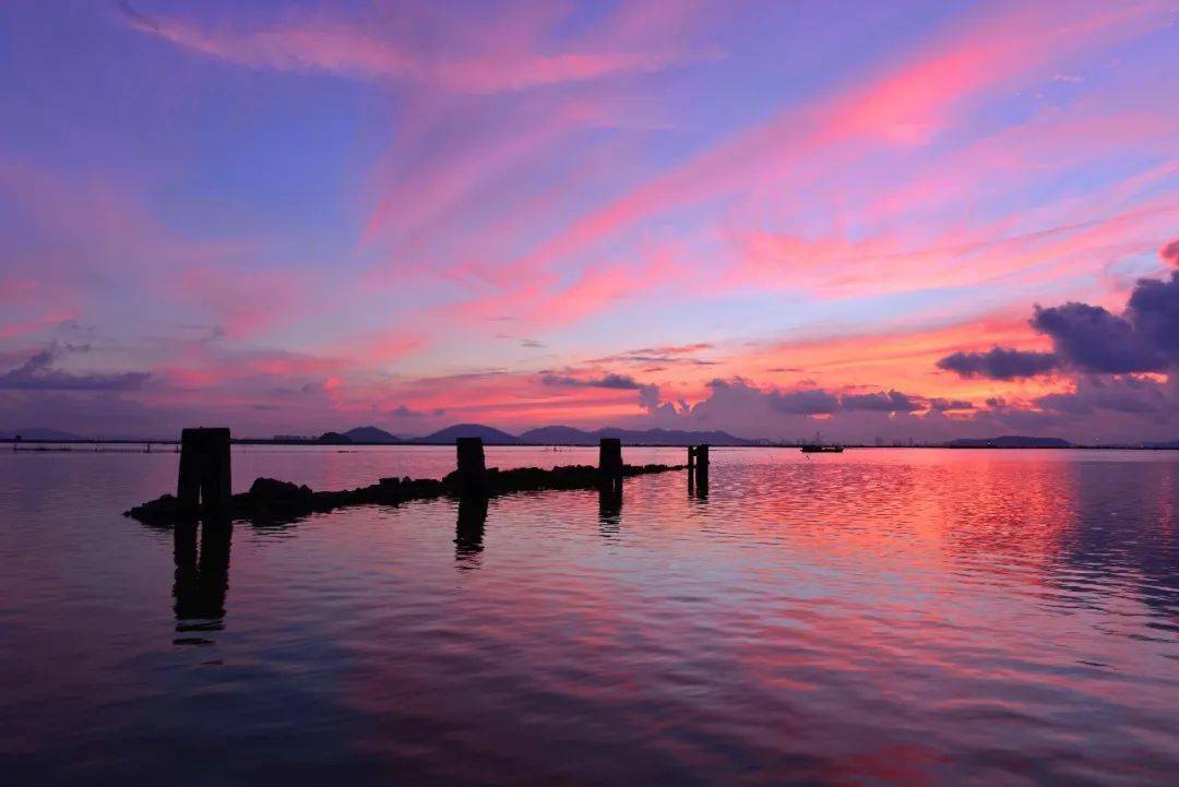 三灶这片海滩被誉为珠海的天空之镜你心动了吗