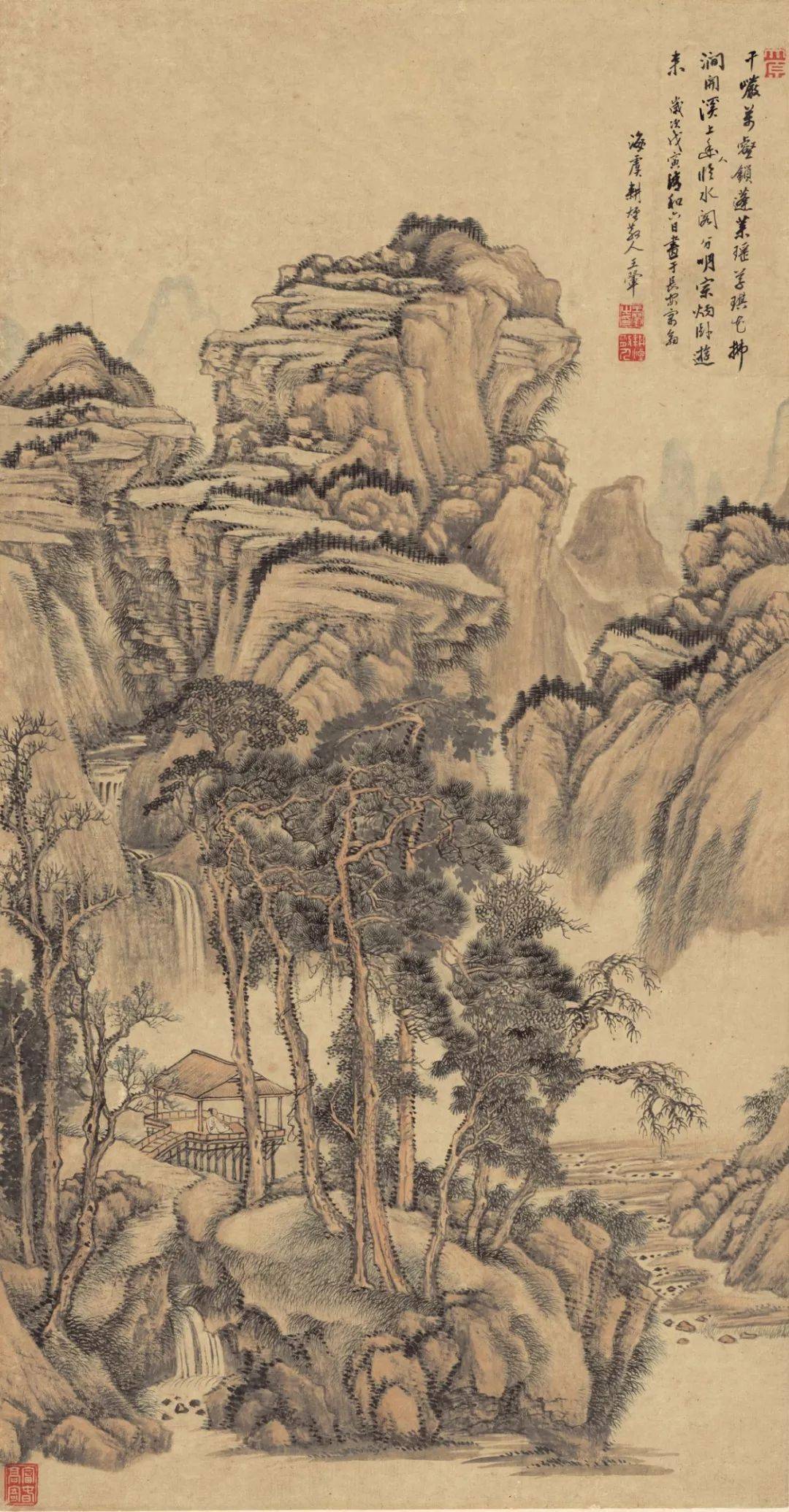 清代画家王翚高清山水画作品欣赏