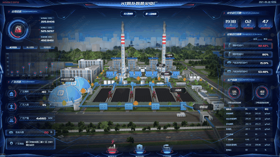 图扑软件助力传统能源转型——数字孪生智慧火电厂 3d 可视化